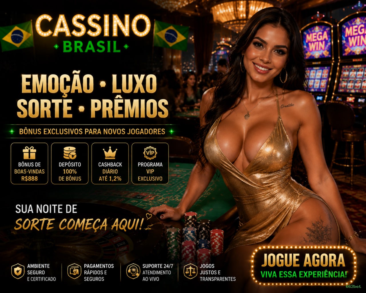 Streaming 4K no cassino ao vivo da 662bet